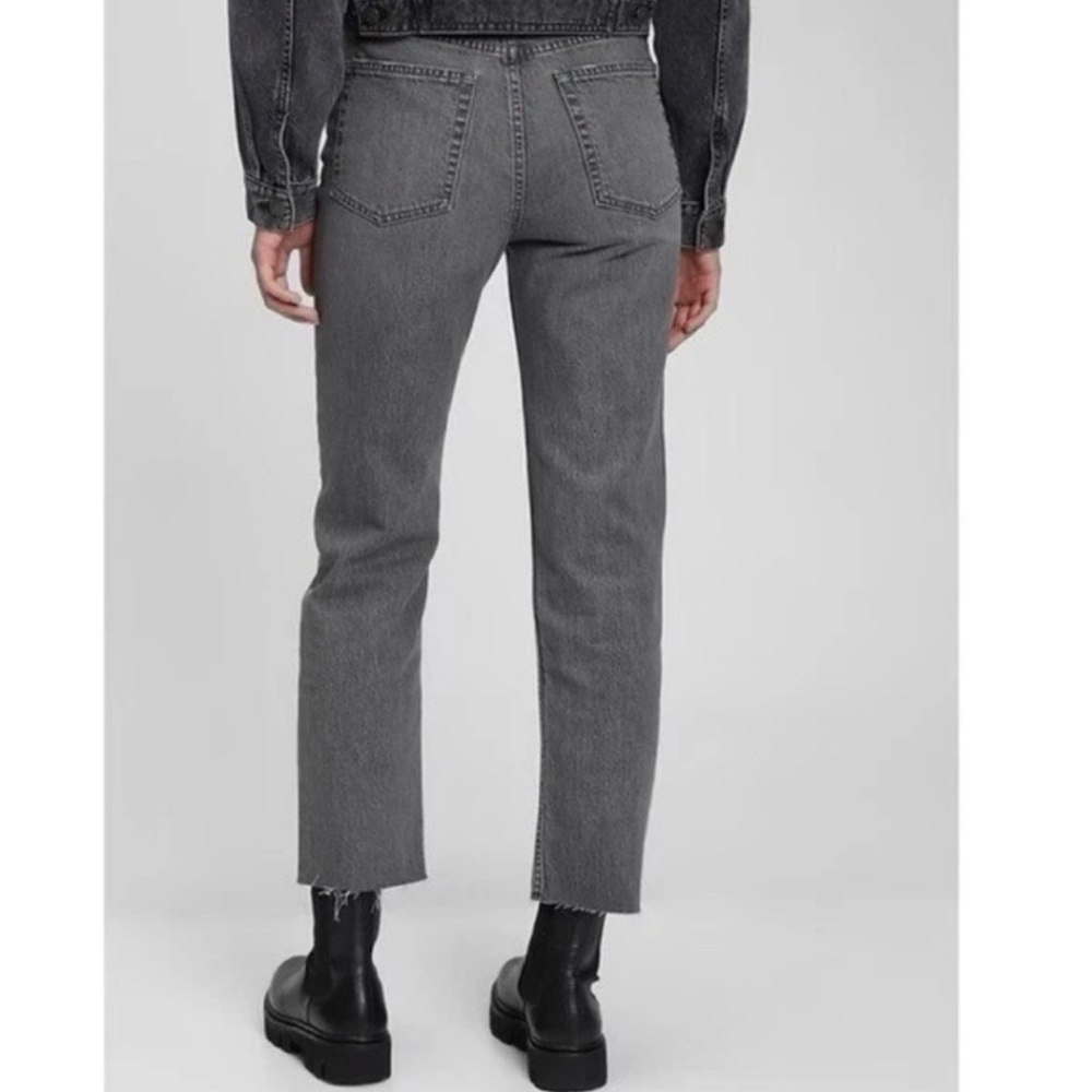 GAP Women's Cheeky Straight-leg High-Rise Plus size 18 Cotton Jeans